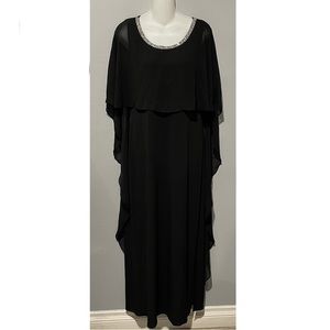 Glamour Nights Capelet Dress